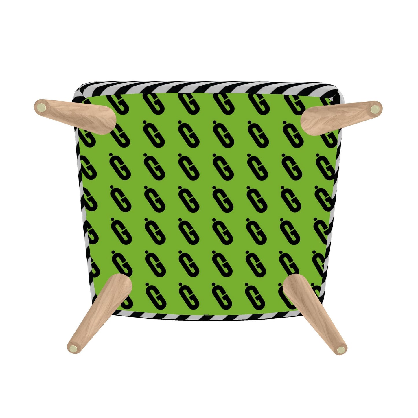 Stripe Occasional Chair - Ivy Gun Original