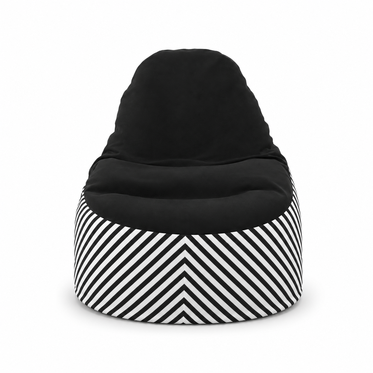 Black & White Bean Bag Chair | Ivy Gun