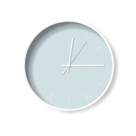 Sky Blue Minimalist Kids Wall Clock | Ivy Gun Kids